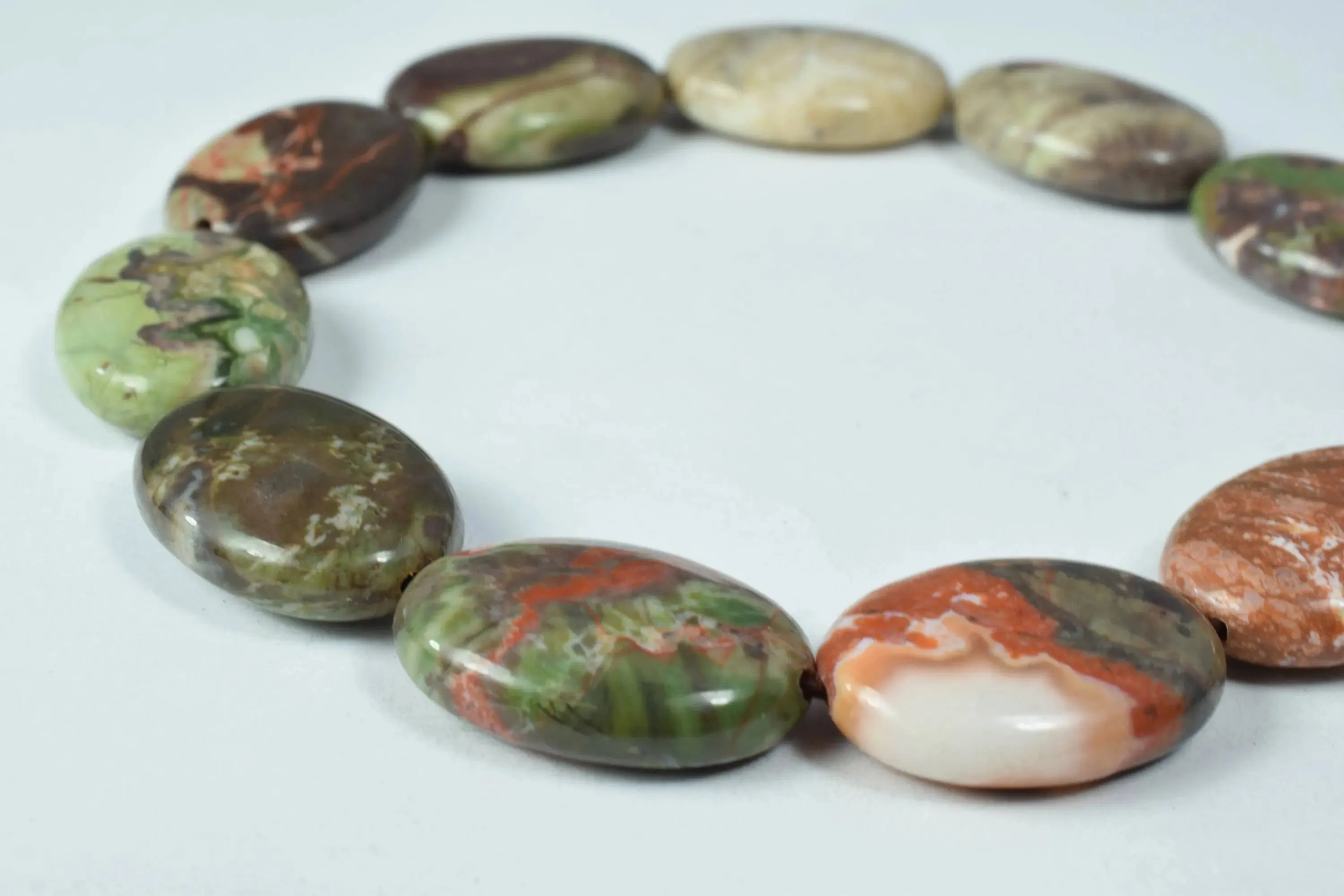 16x23mm Oval Rainbow Jasper Gemstone Beads, Jewelry Beading,Jewelry Design,rainbow jasper,Jasper,beads,raw stone,stone beads,loose gemstone