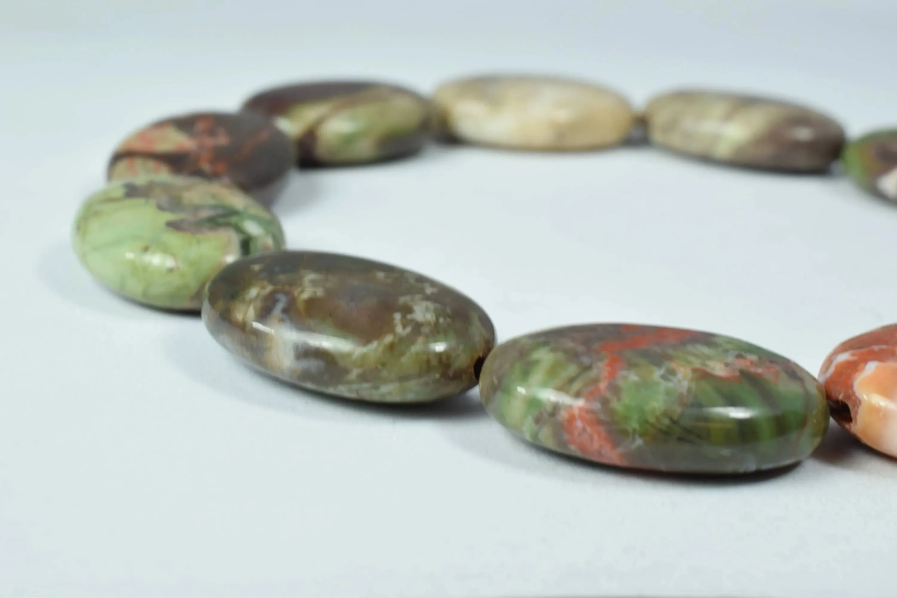 16x23mm Oval Rainbow Jasper Gemstone Beads, Jewelry Beading,Jewelry Design,rainbow jasper,Jasper,beads,raw stone,stone beads,loose gemstone