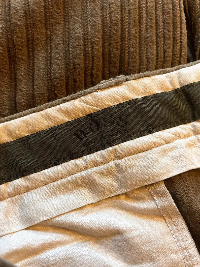 1980's Mens Hugo Boss Corduroy Trousers