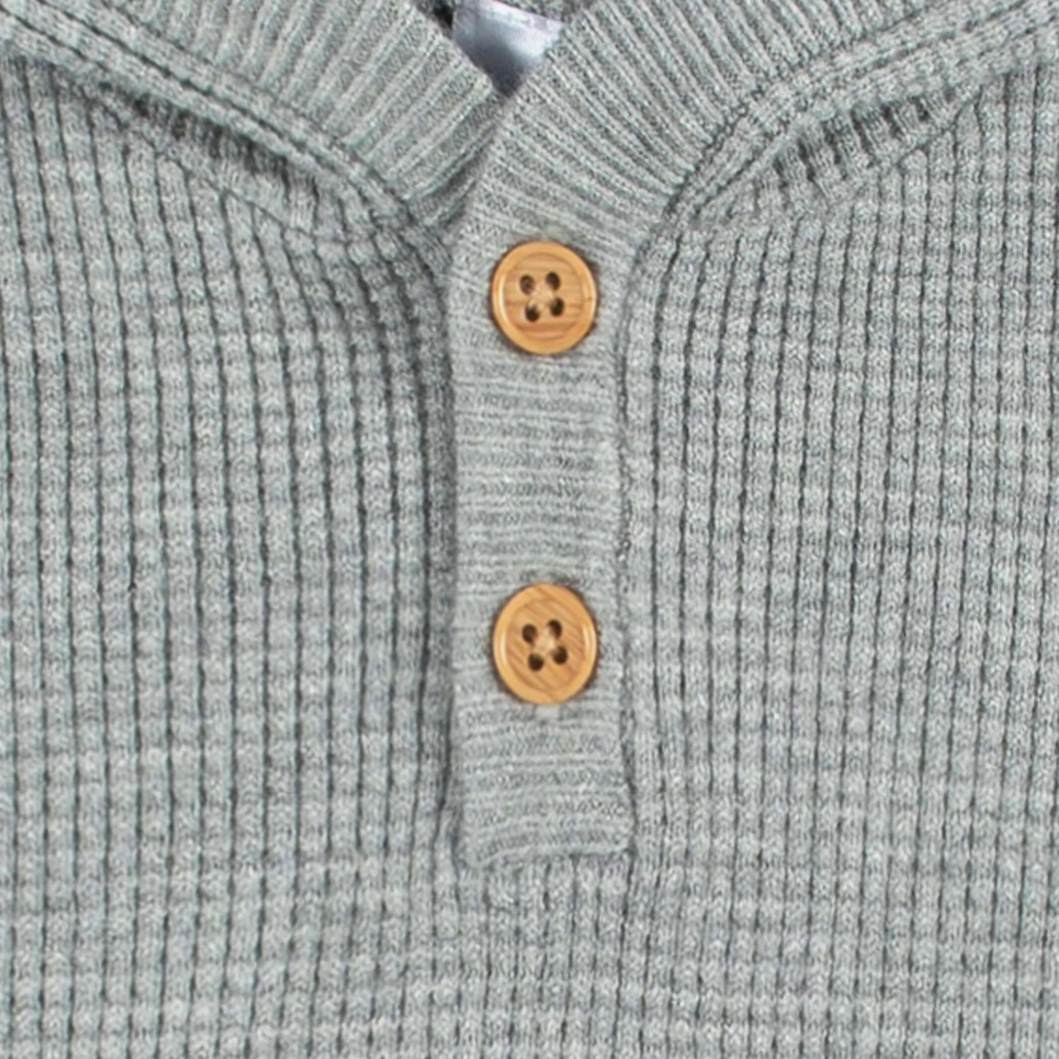 2-Piece Infant and Toddler Boys Heather Gray Sweater Knit Set