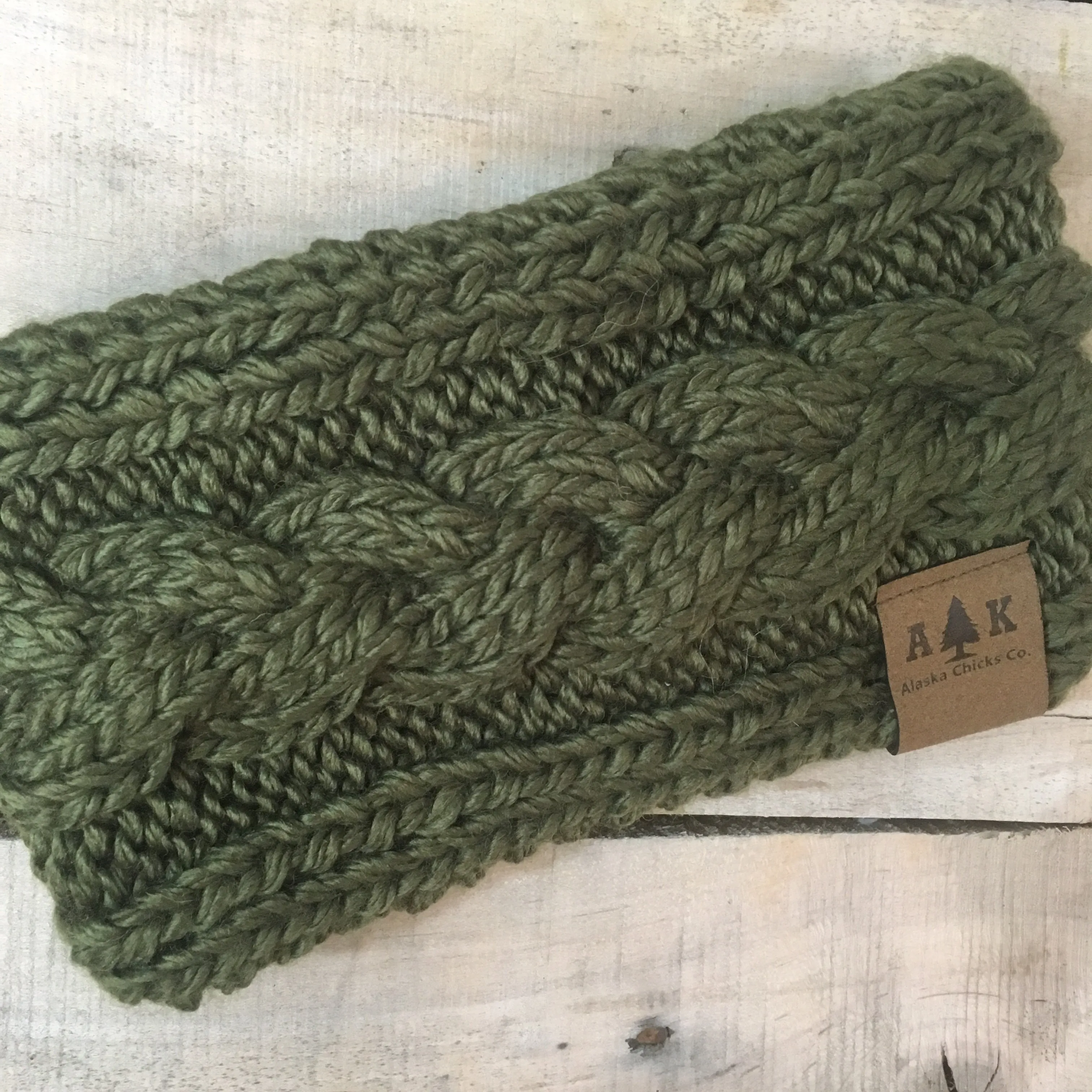 Alaska Chicks Knit Headwrap - fleece lined