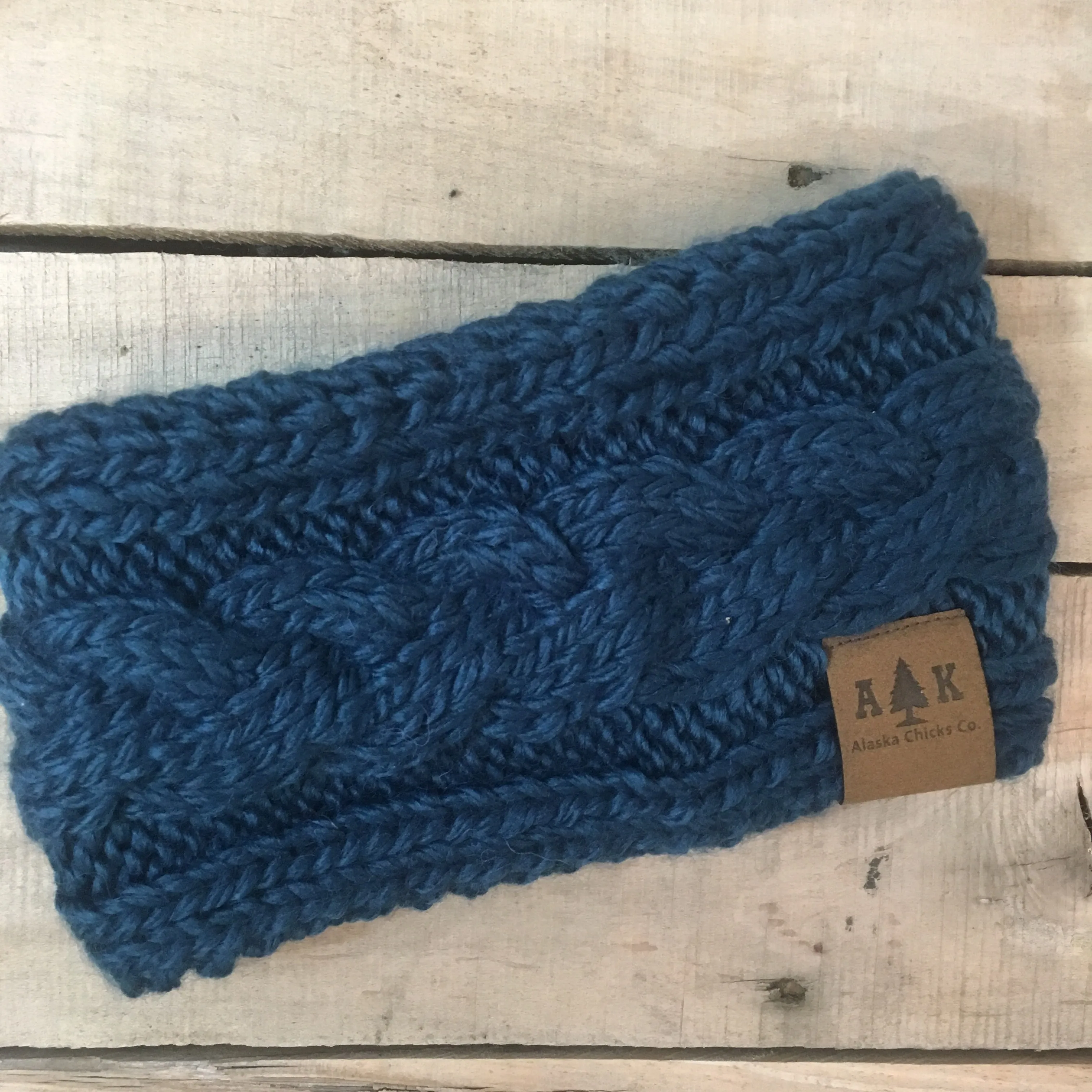 Alaska Chicks Knit Headwrap - fleece lined