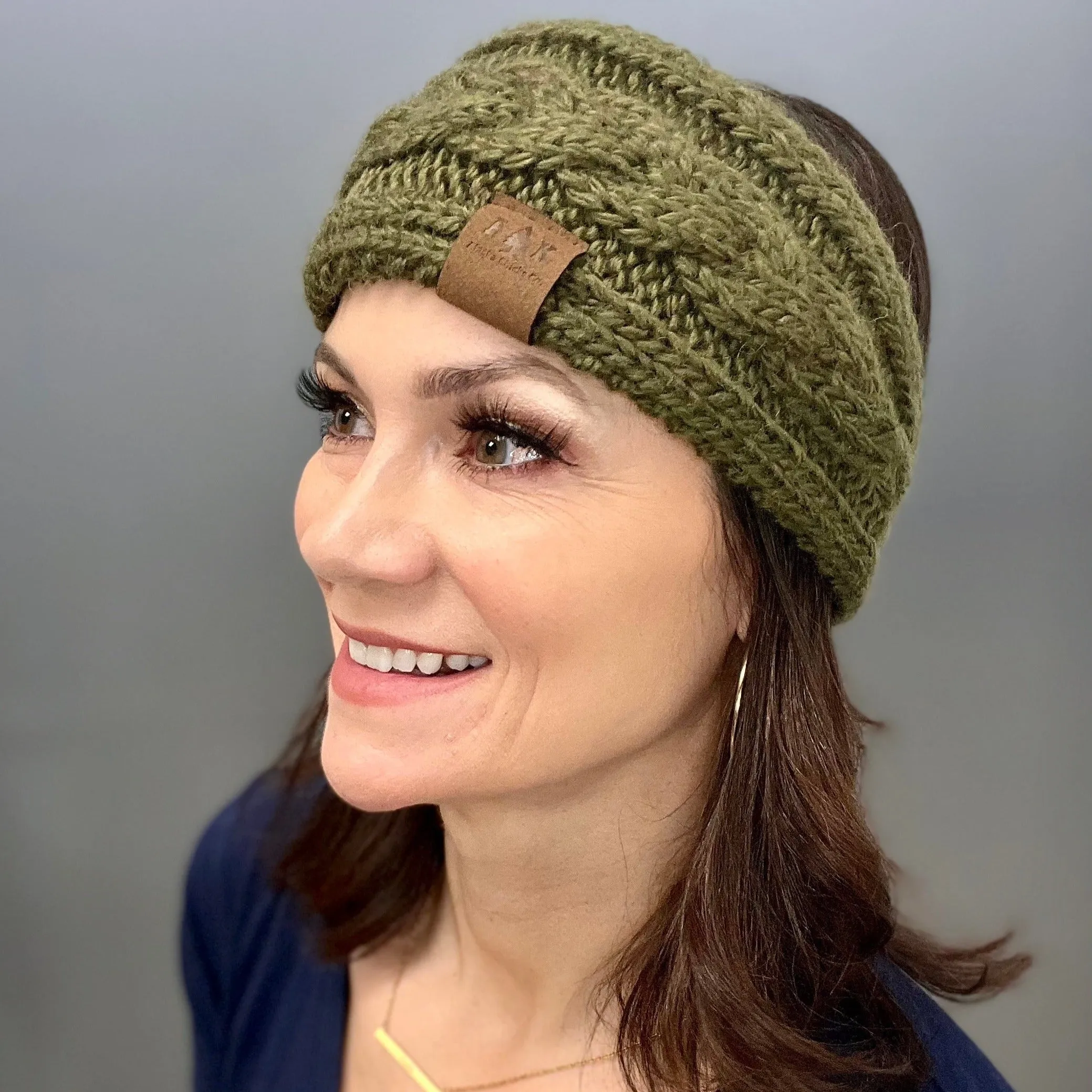 Alaska Chicks Knit Headwrap - fleece lined