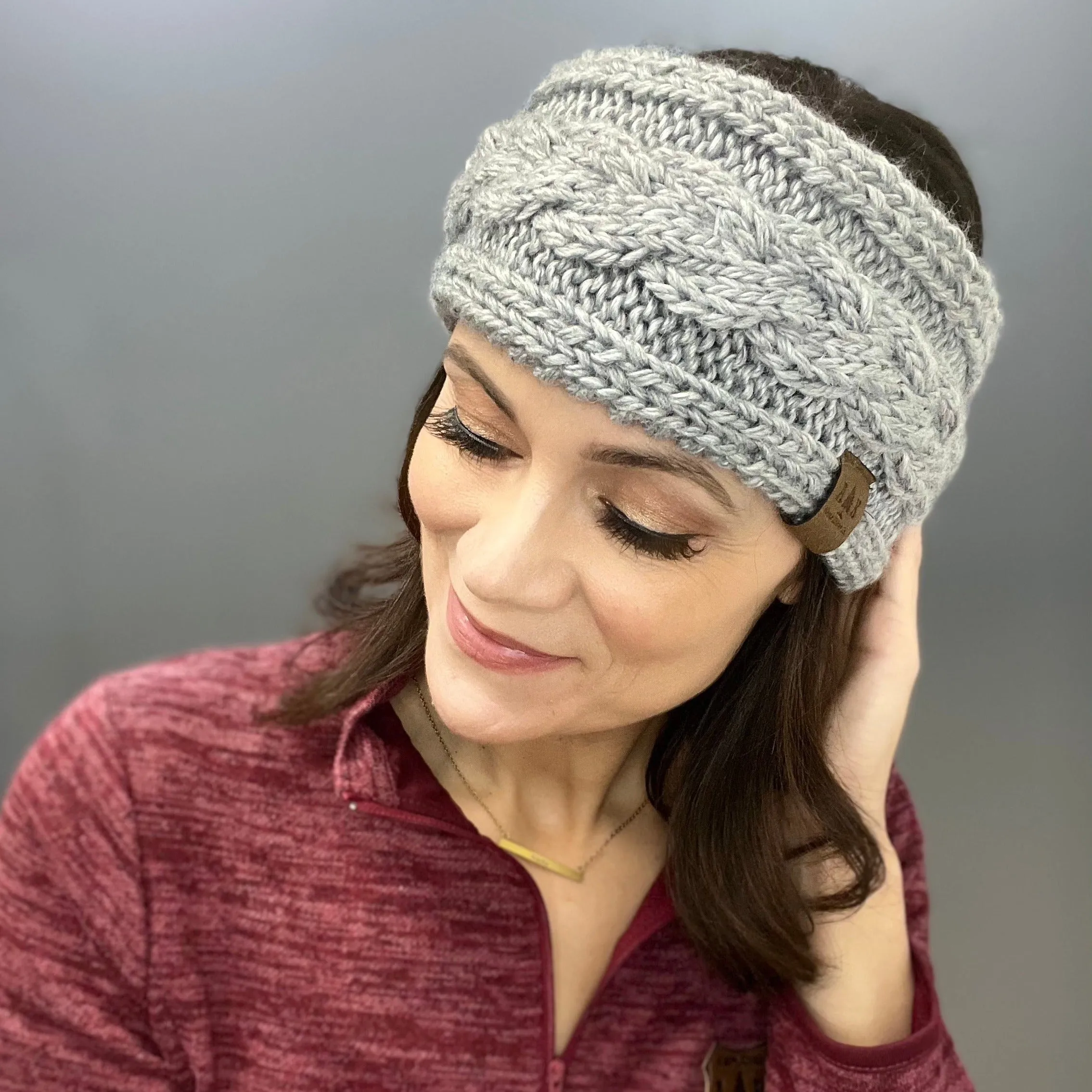 Alaska Chicks Knit Headwrap - fleece lined