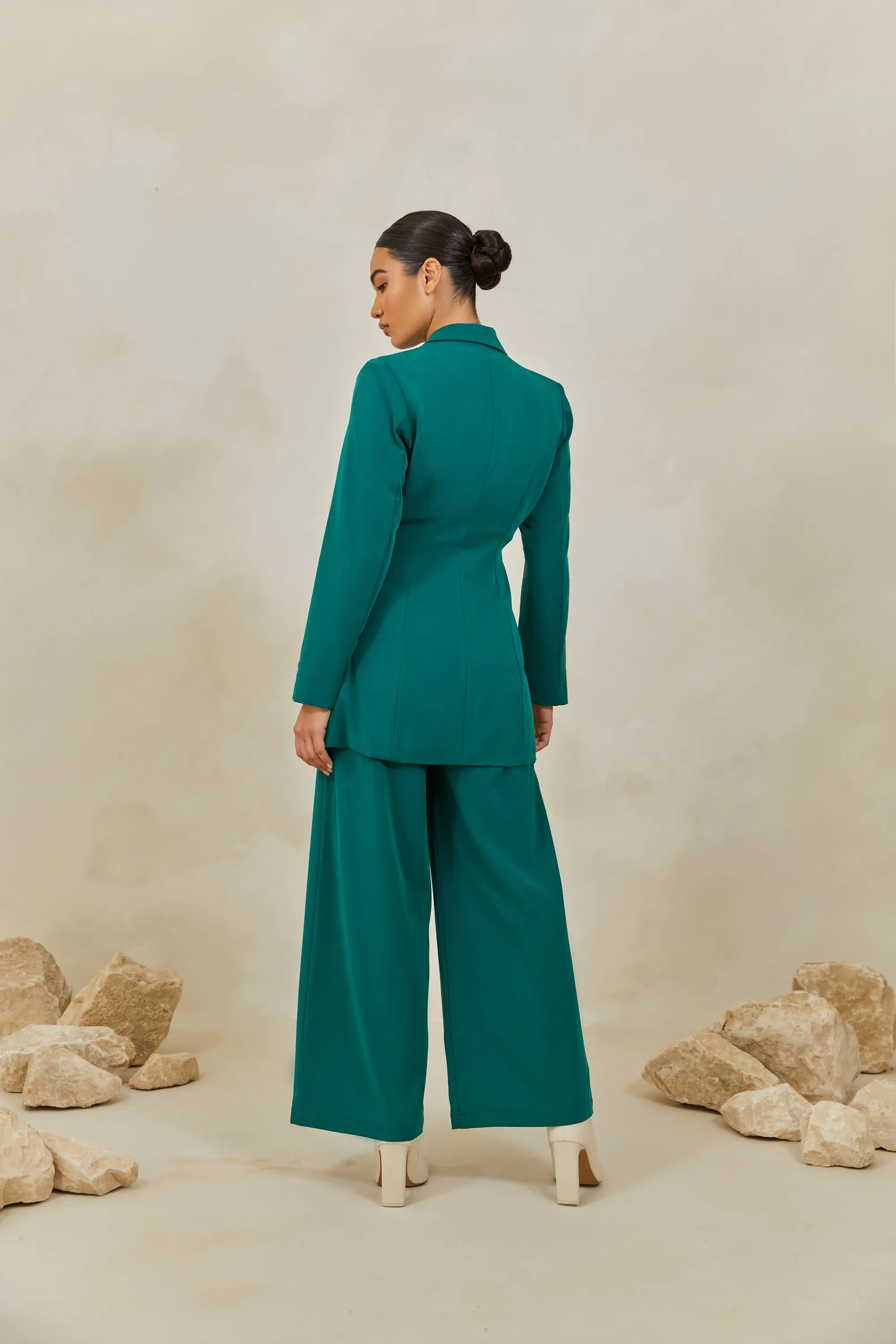 Alexia High Rise Trousers - Jade