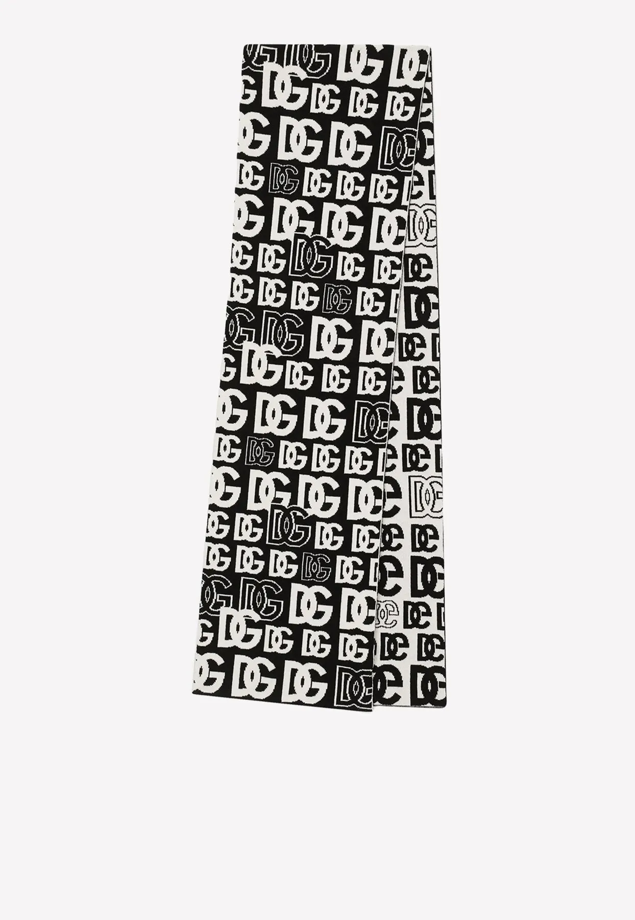 All-Over DG Logo Cashmere Scarf