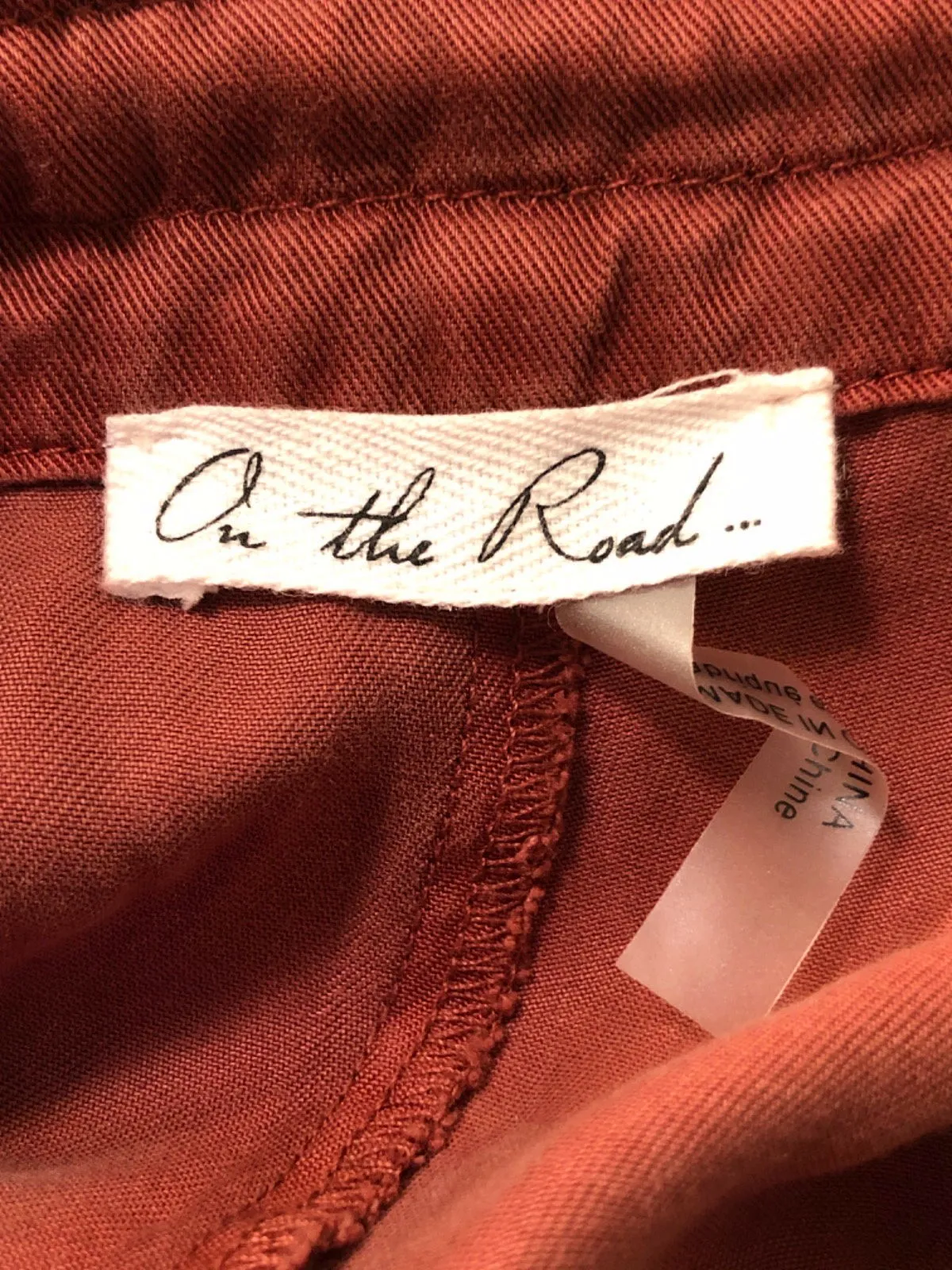 Anthropologie On The Road Rust Cargo Trousers XS