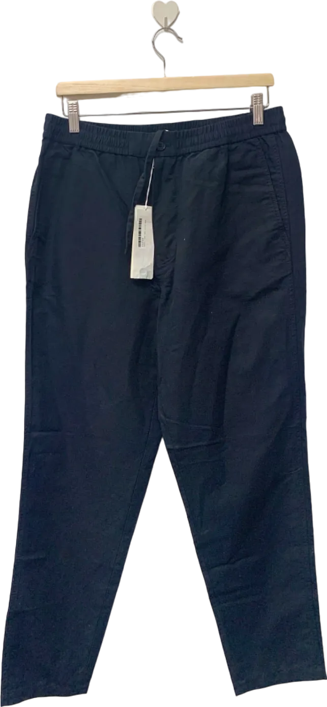 Arket Navy Blue Chino Trousers W33