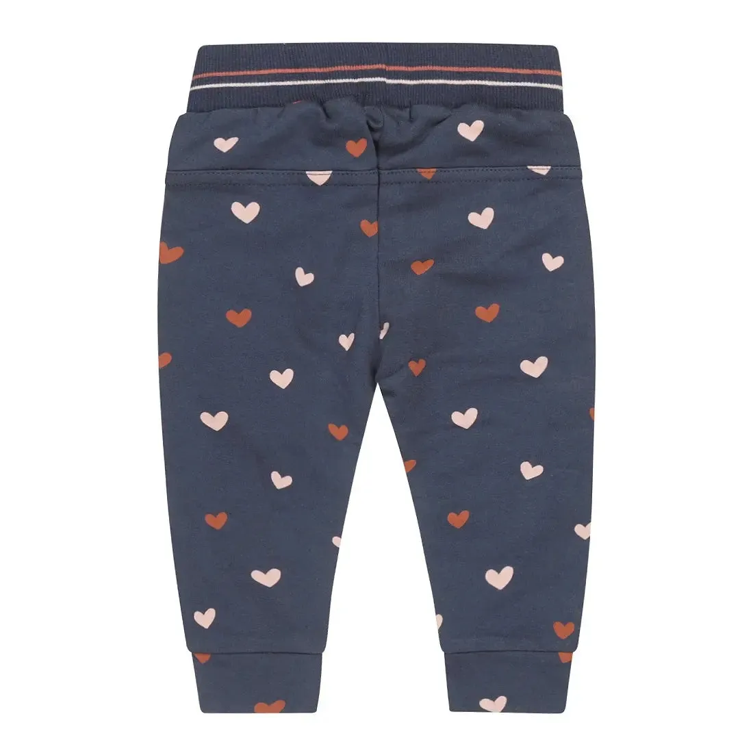 Baby & Toddler Girls Sweatpants Dark Blue Hearts | Dirkje