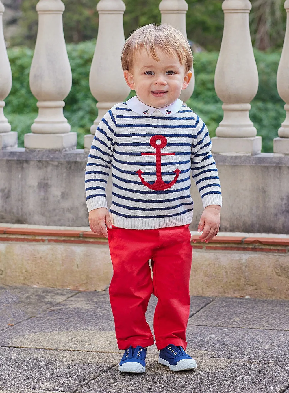 Baby Orly Trousers in Red