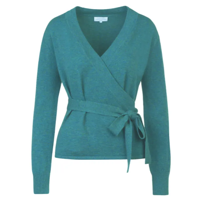 Ballet Wrap Cardigan in Vert