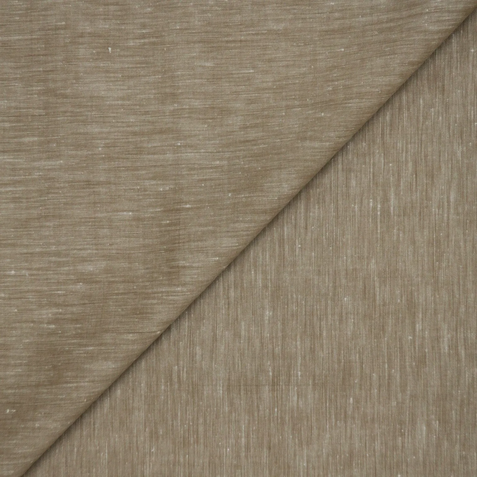 Beige Chambray Wool Tallia Di Delfino Suiting Fabric