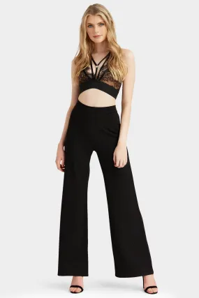 Black Wide Leg Trousers