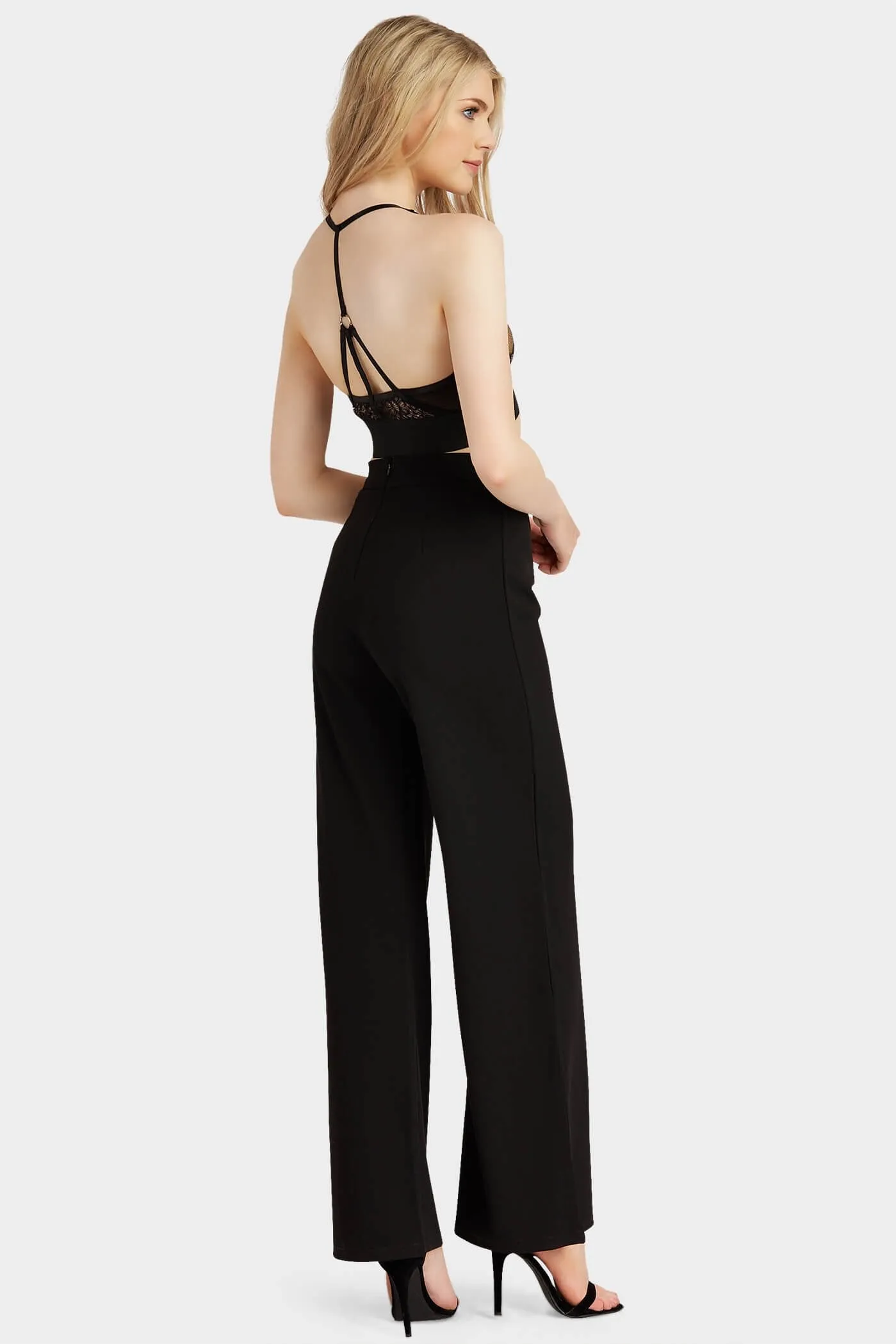 Black Wide Leg Trousers