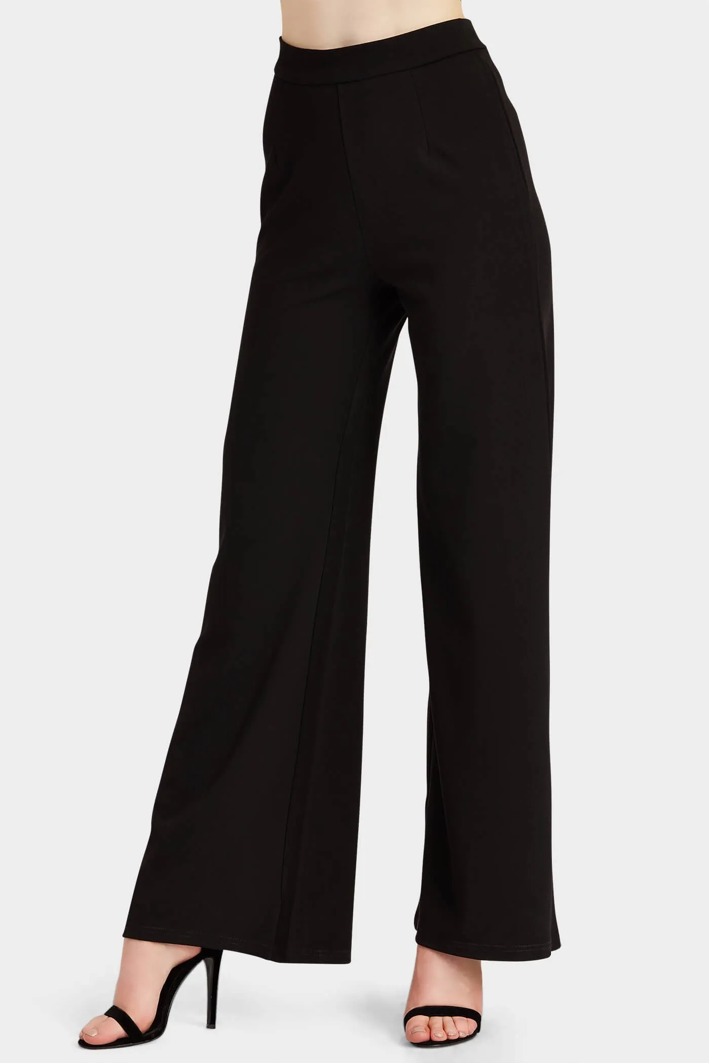 Black Wide Leg Trousers