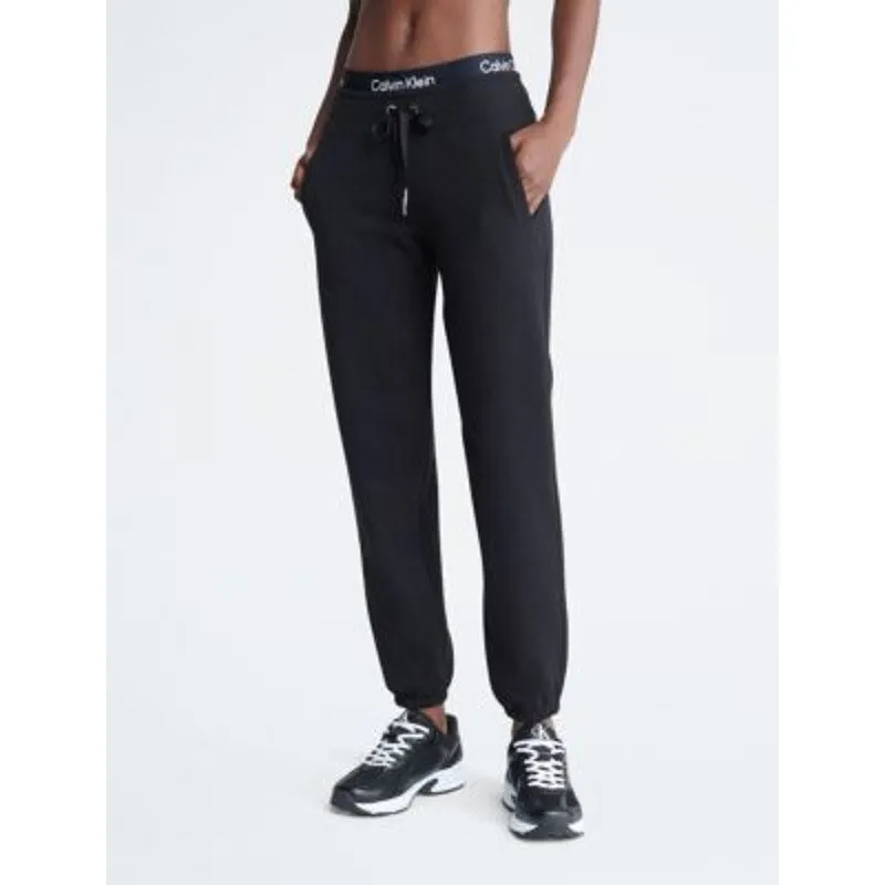 Calvin Klein Ladies Black Jogger Style Sweatpants w/ Pockets, Size Large, NWT