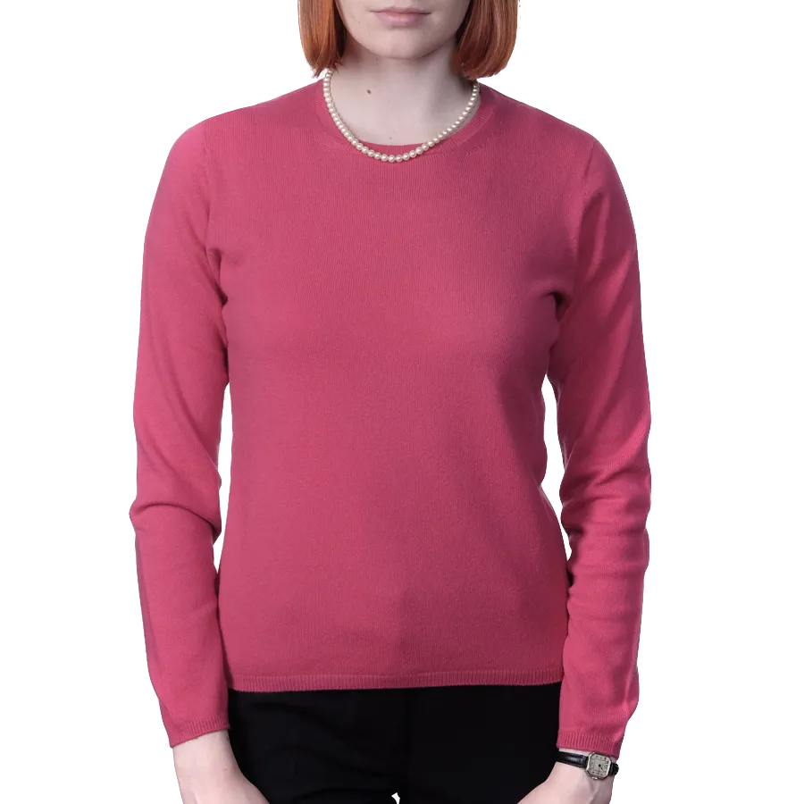 Cambric Cashmere Crew Neck - 1 Ply