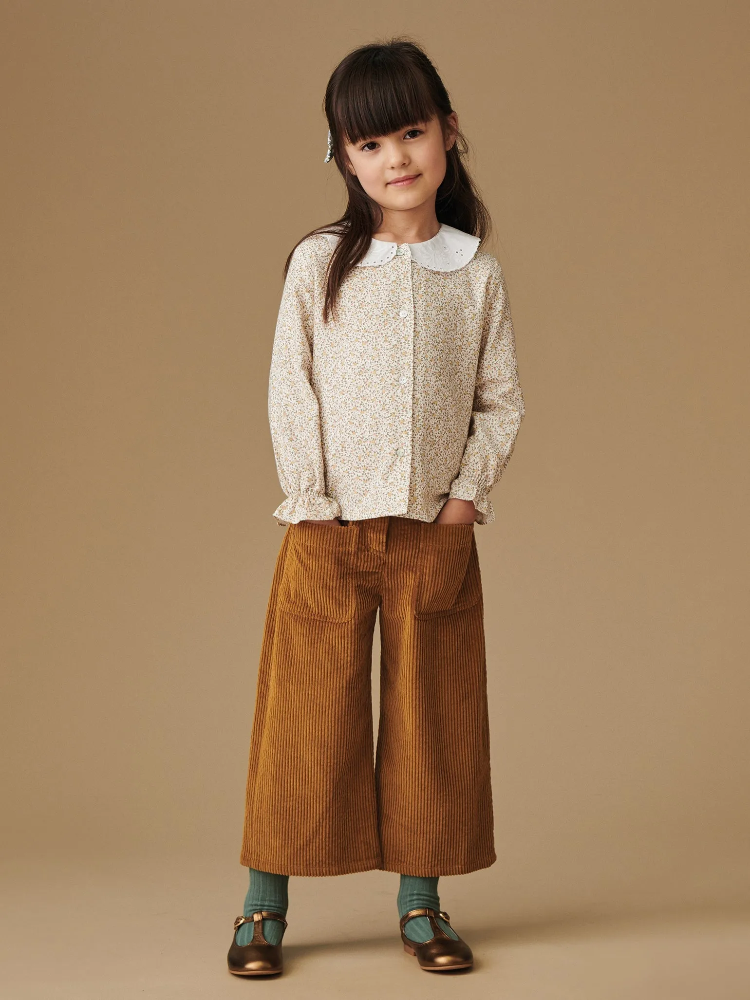 Caramel Alma Girl Trousers