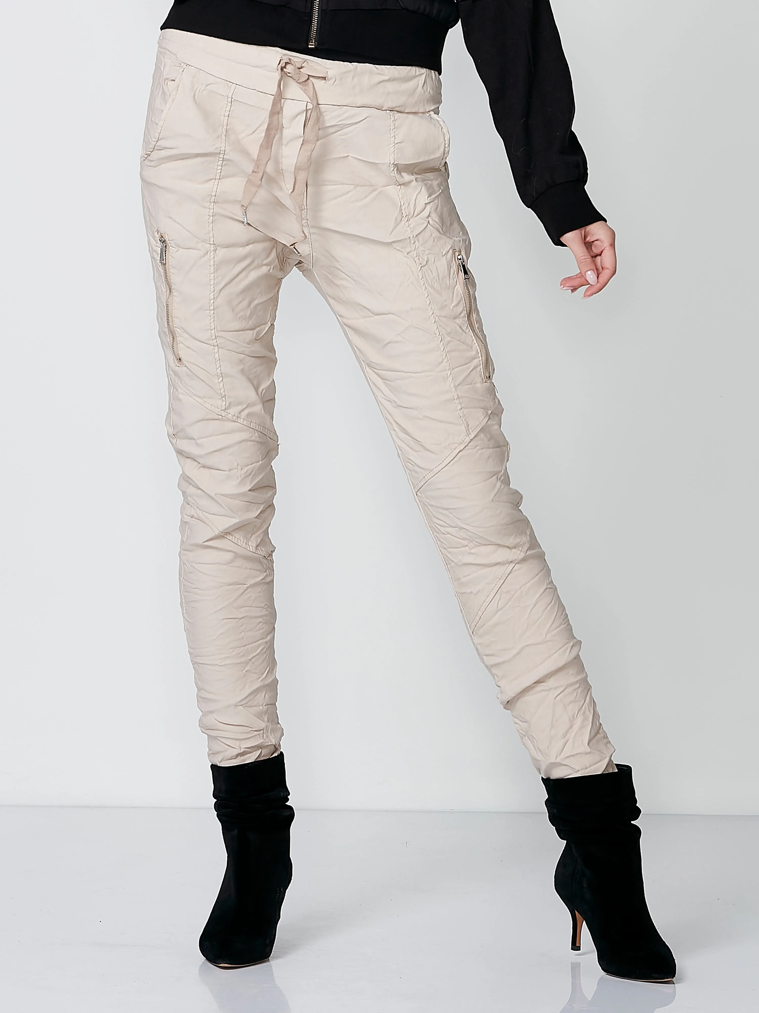 CARMEN ODA trousers - Wet sand