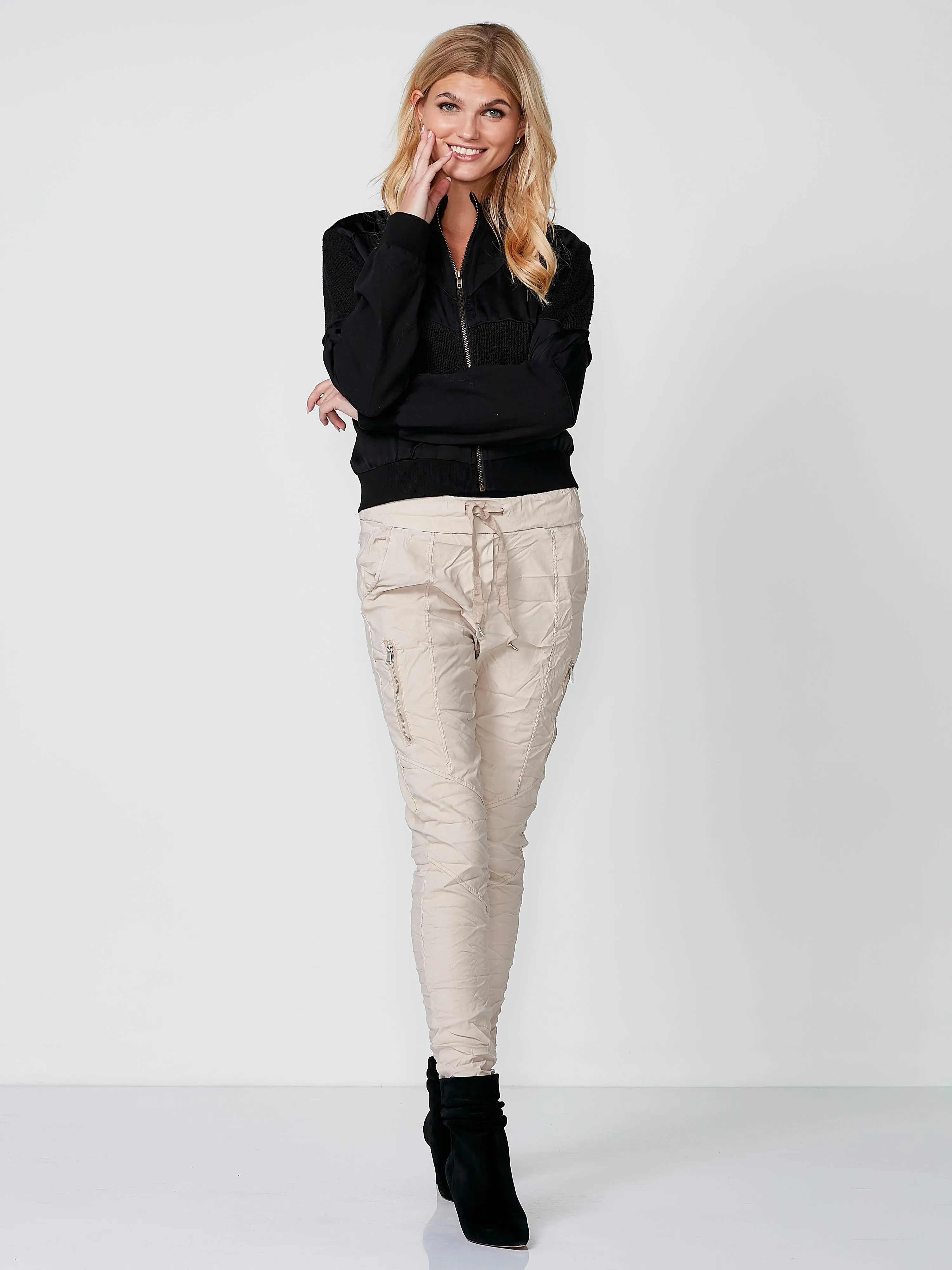 CARMEN ODA trousers - Wet sand