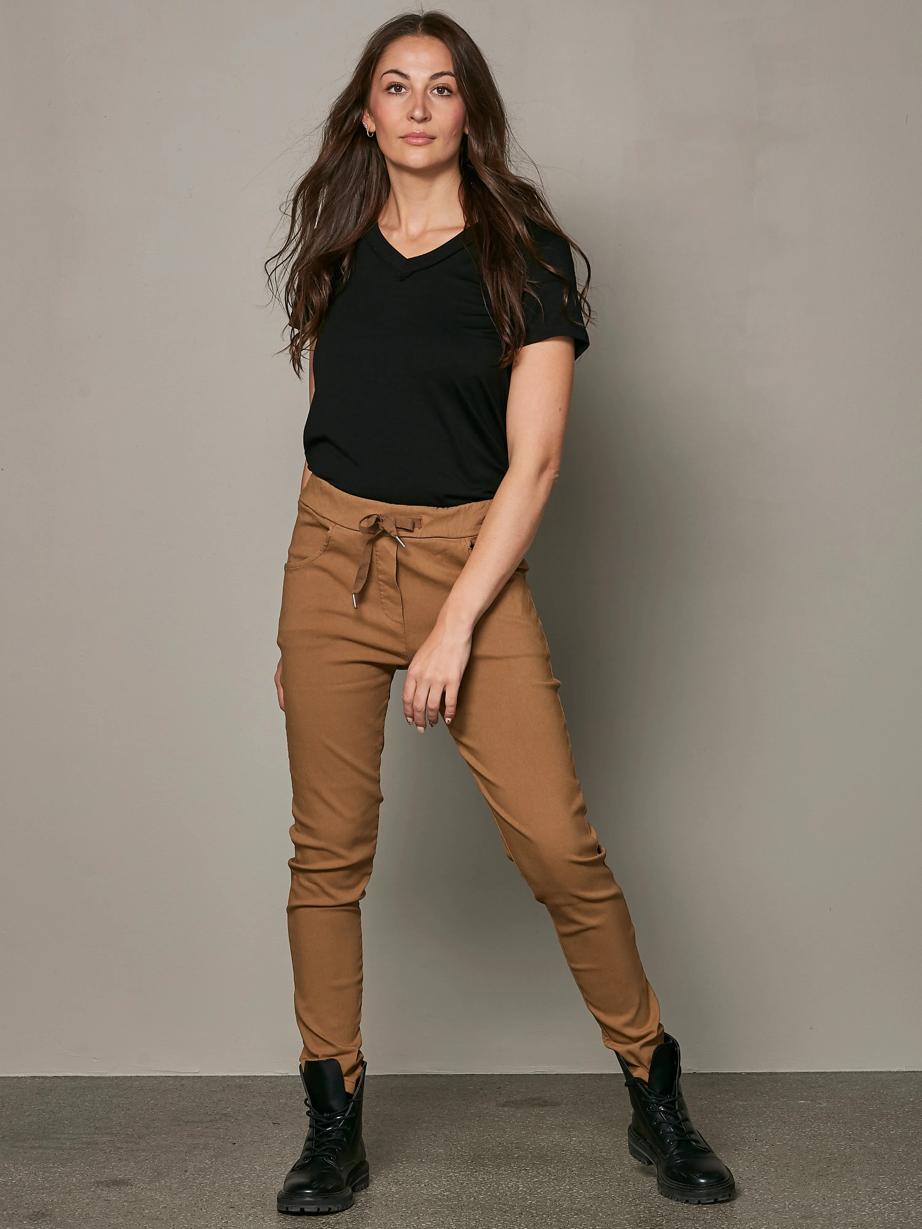 CARMEN VAN trousers - Sand