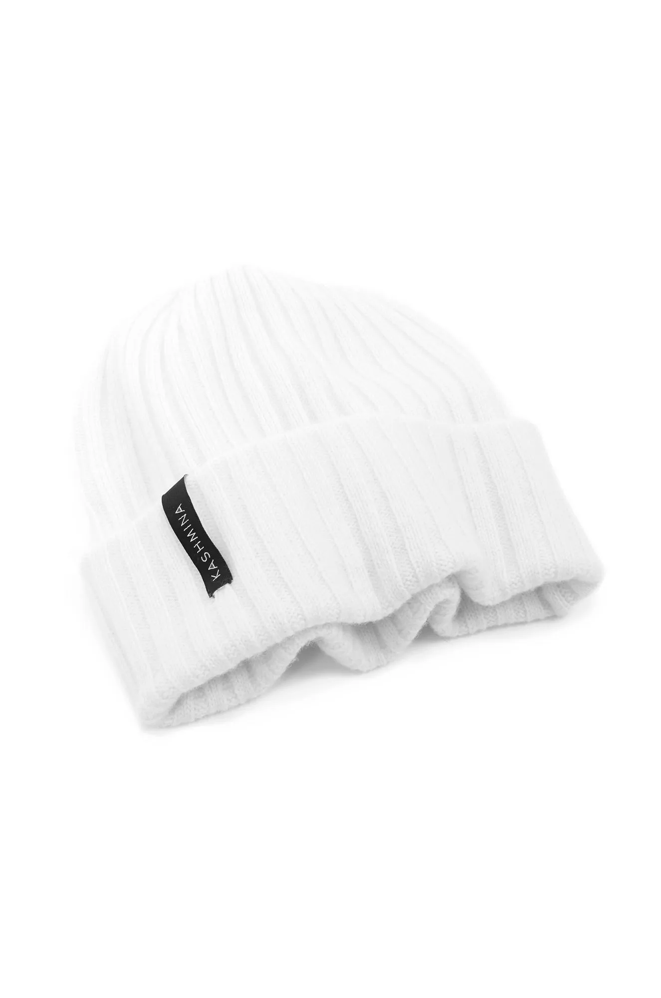 Cashmere beanie "Oda" - white