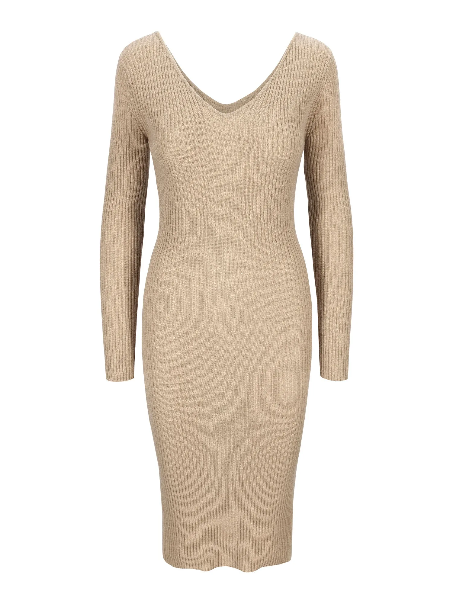 Cashmere dress "Frida" - sand