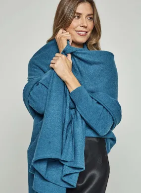 Cashmere Travel Wrap - Teal