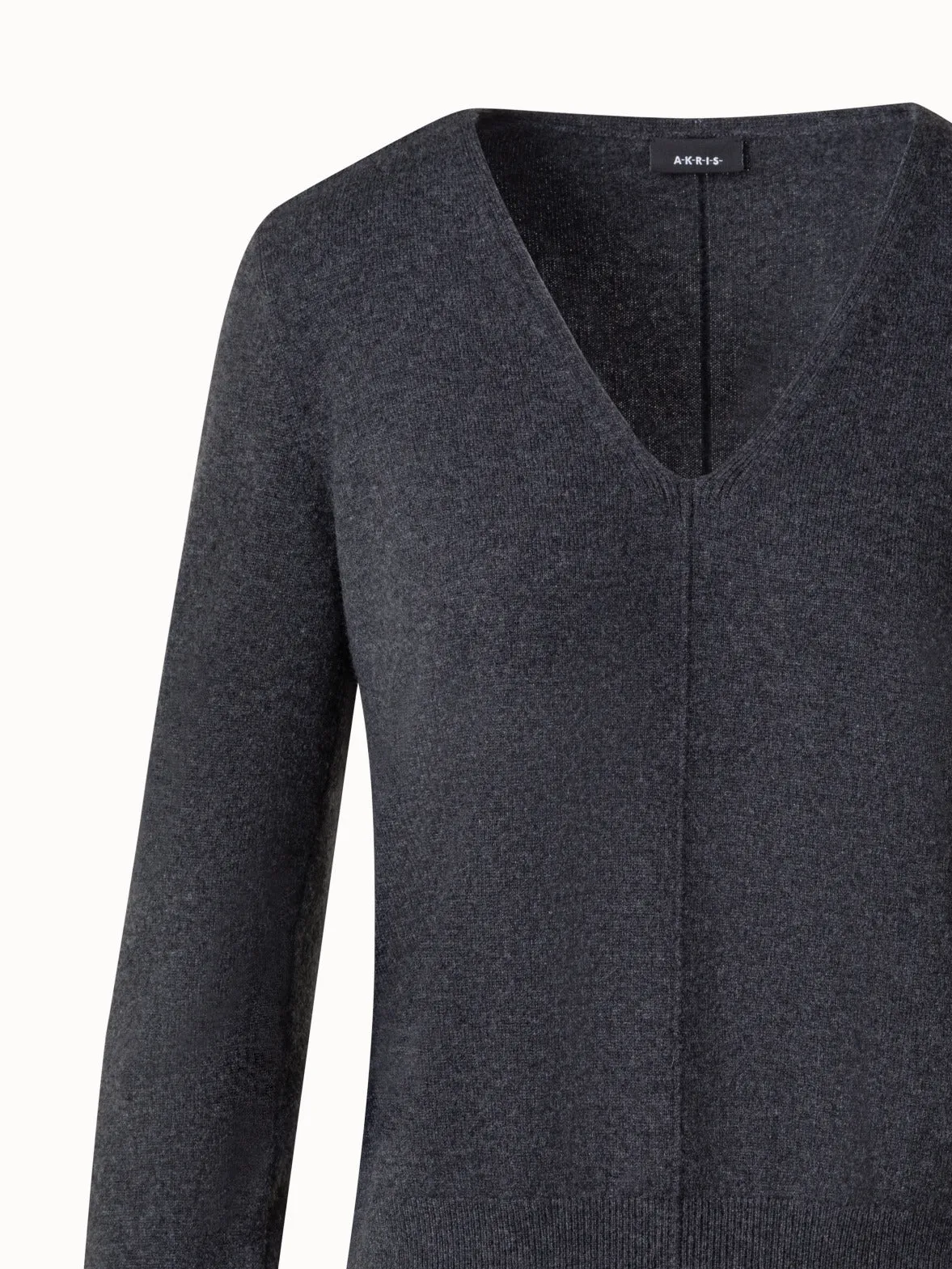 Cashmere V-Neck Pullover