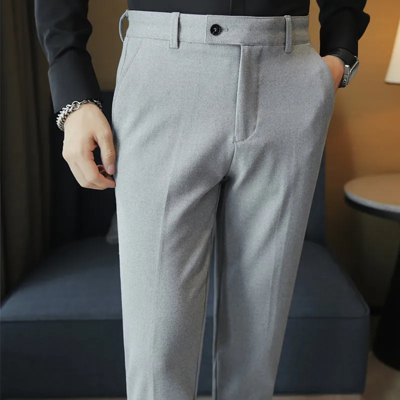 Casual British Slim Trousers