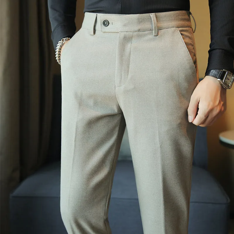 Casual British Slim Trousers