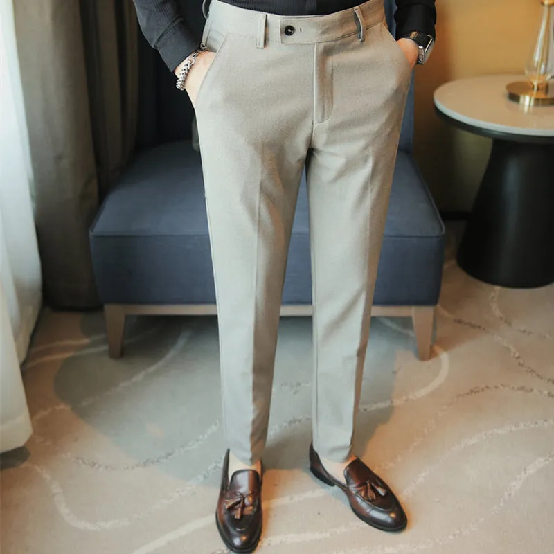 Casual British Slim Trousers