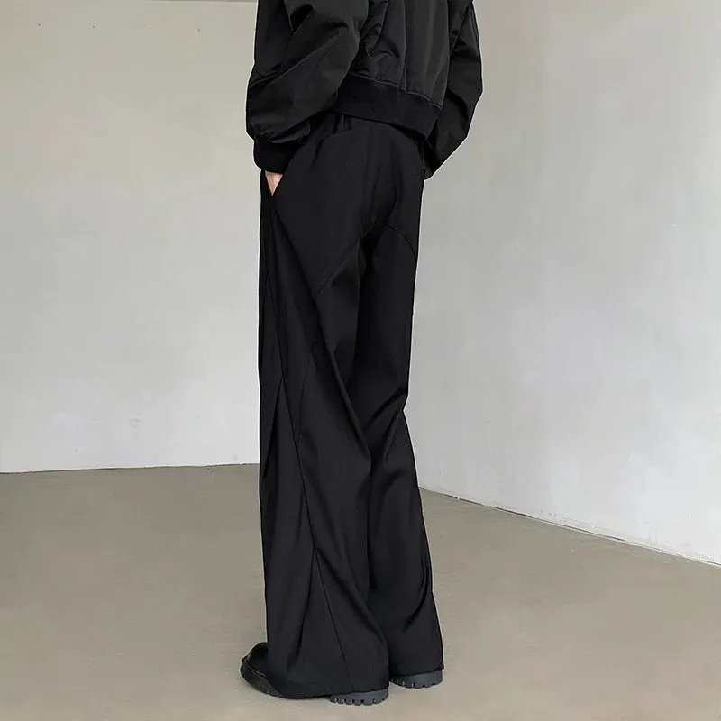 Casual Wide-leg Floor-length Trousers