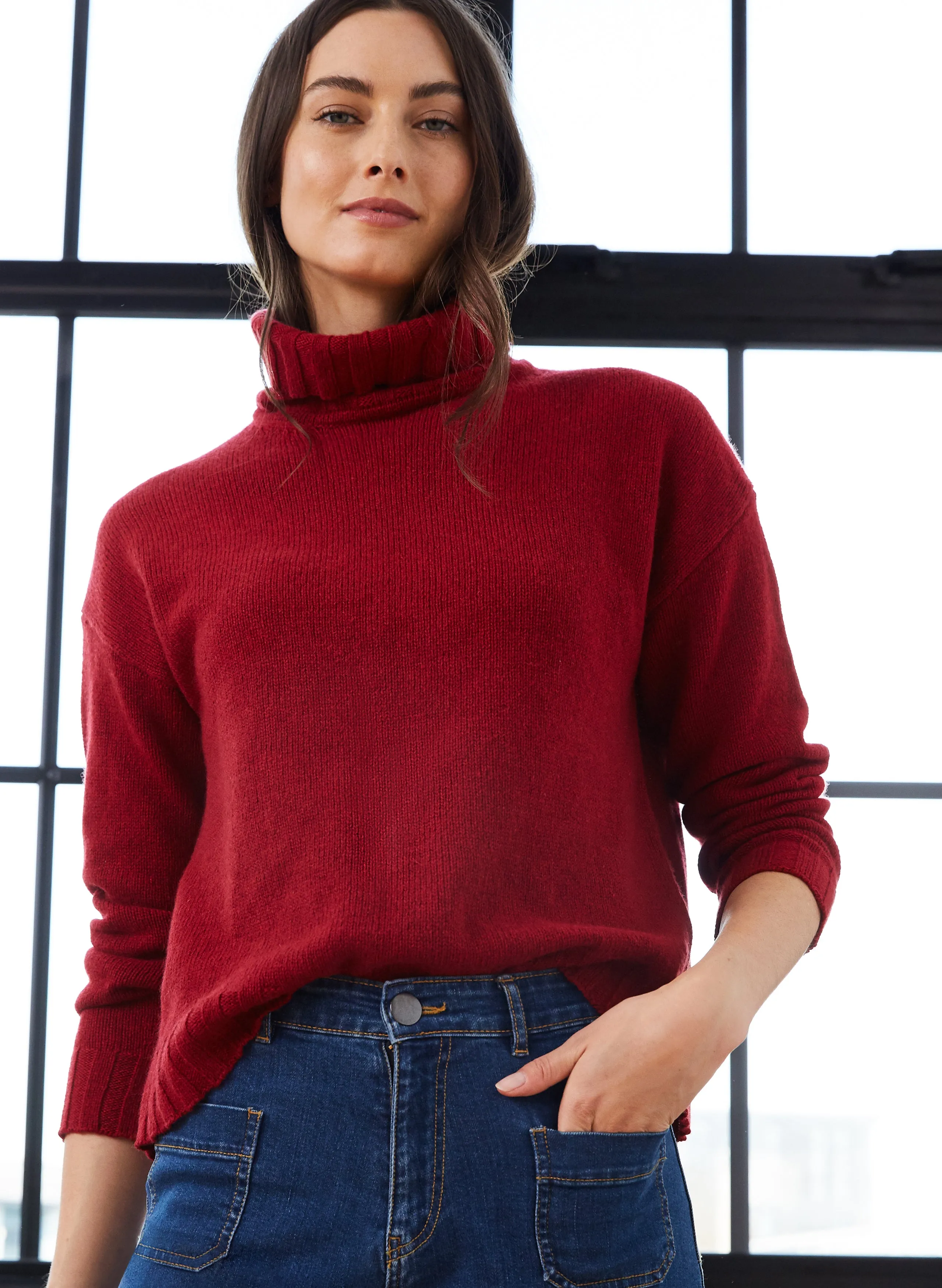 Darcy Eco Cashmere Roll Neck Jumper