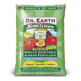 Dr. Earth Home Grown Tomato, Vegetable & Herb Fertilizer 25 lb