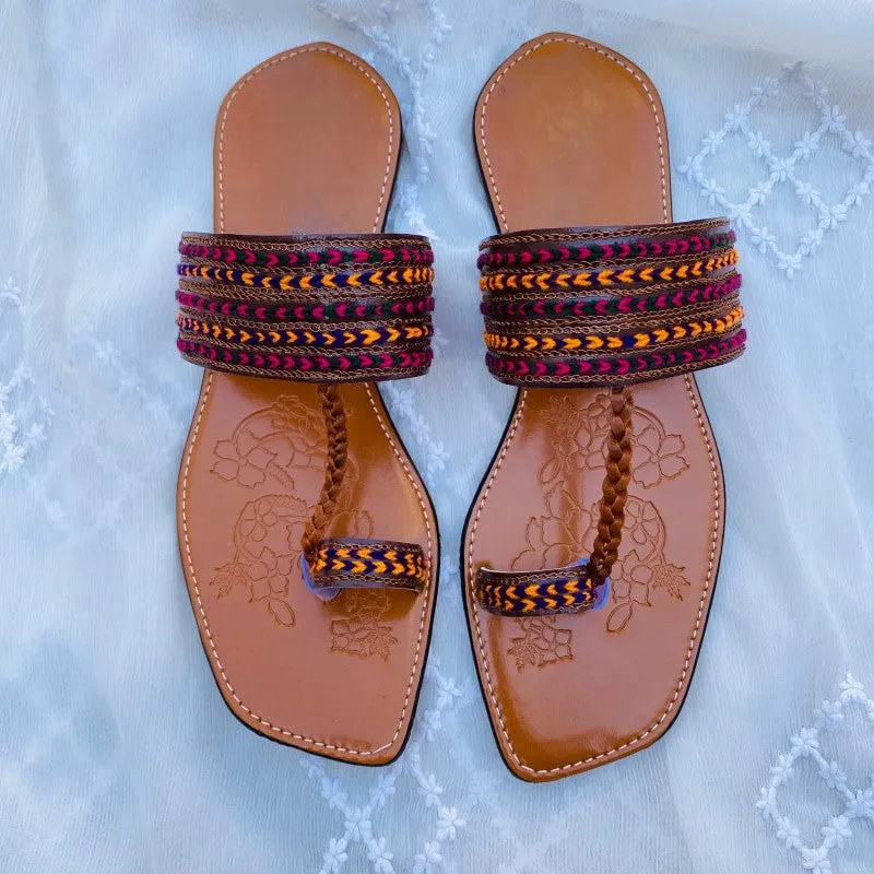 Fancy Stylish Kolhapuri Chappal for Girls