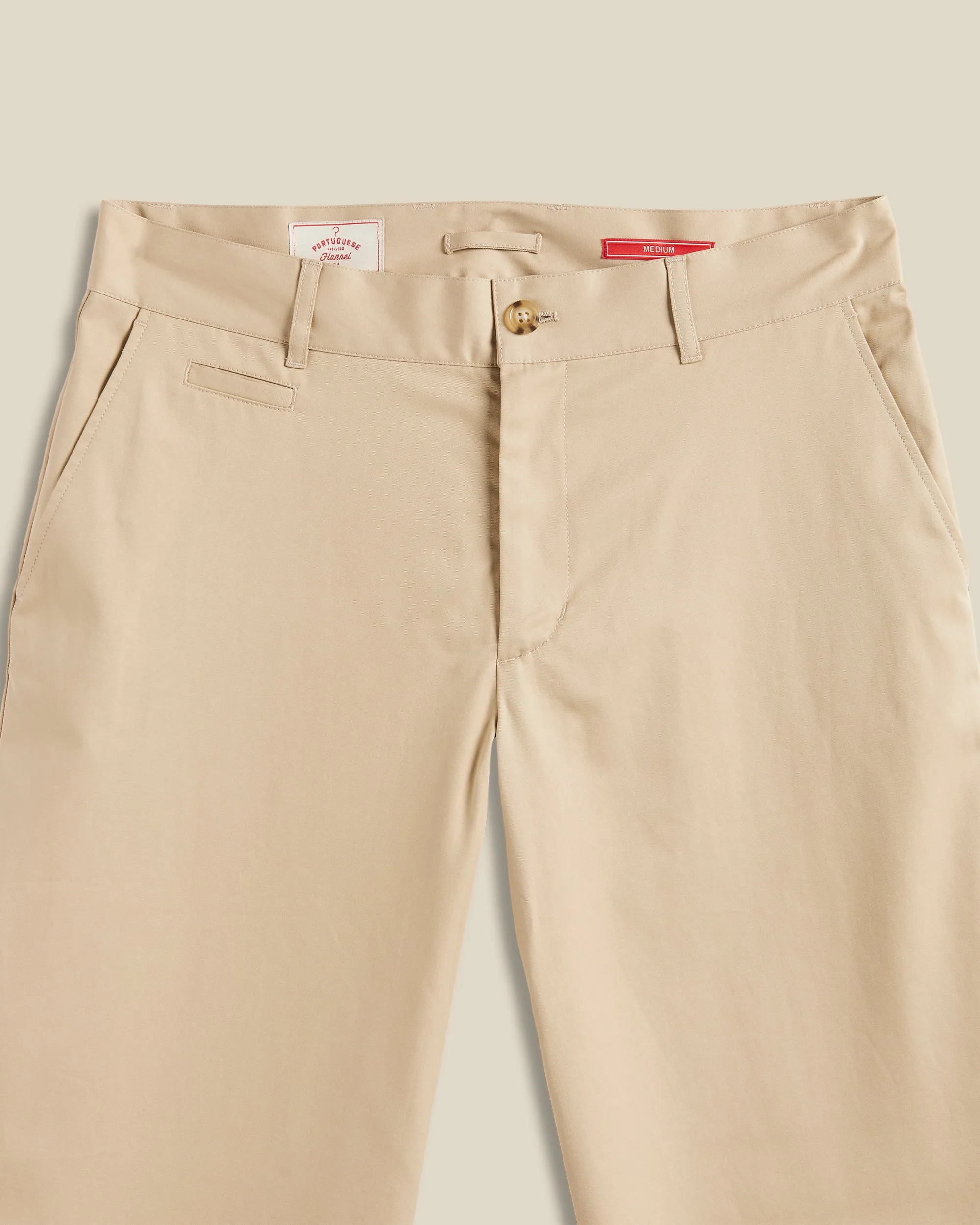 Gabardine Trousers - Beige