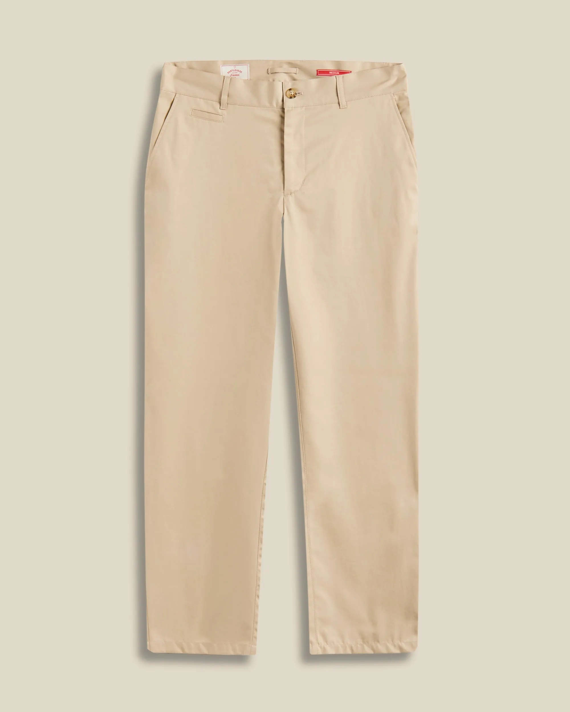 Gabardine Trousers - Beige