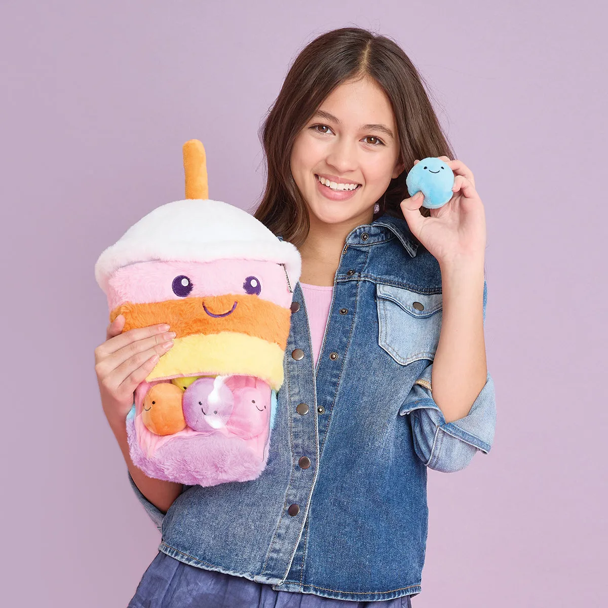 iScream Rainboba Tea Packaging Plush