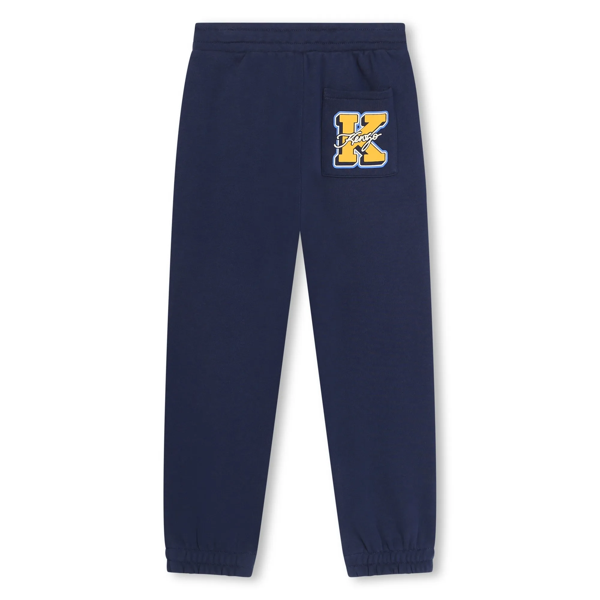 Kenzo Boys Fleeced Sweatpants Navy