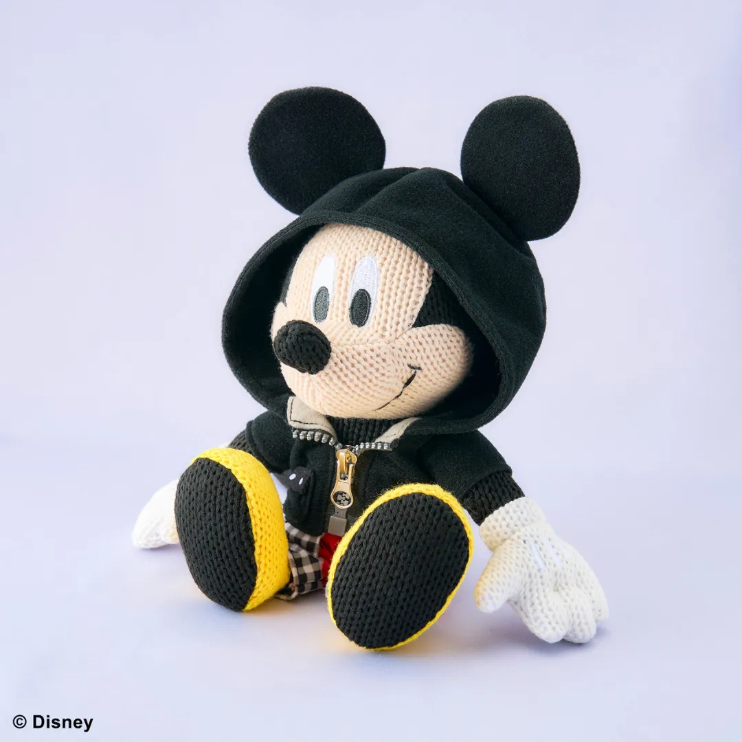 KINGDOM HEARTS III -  Knitted Plush KING MICKEY [INSTOCK]