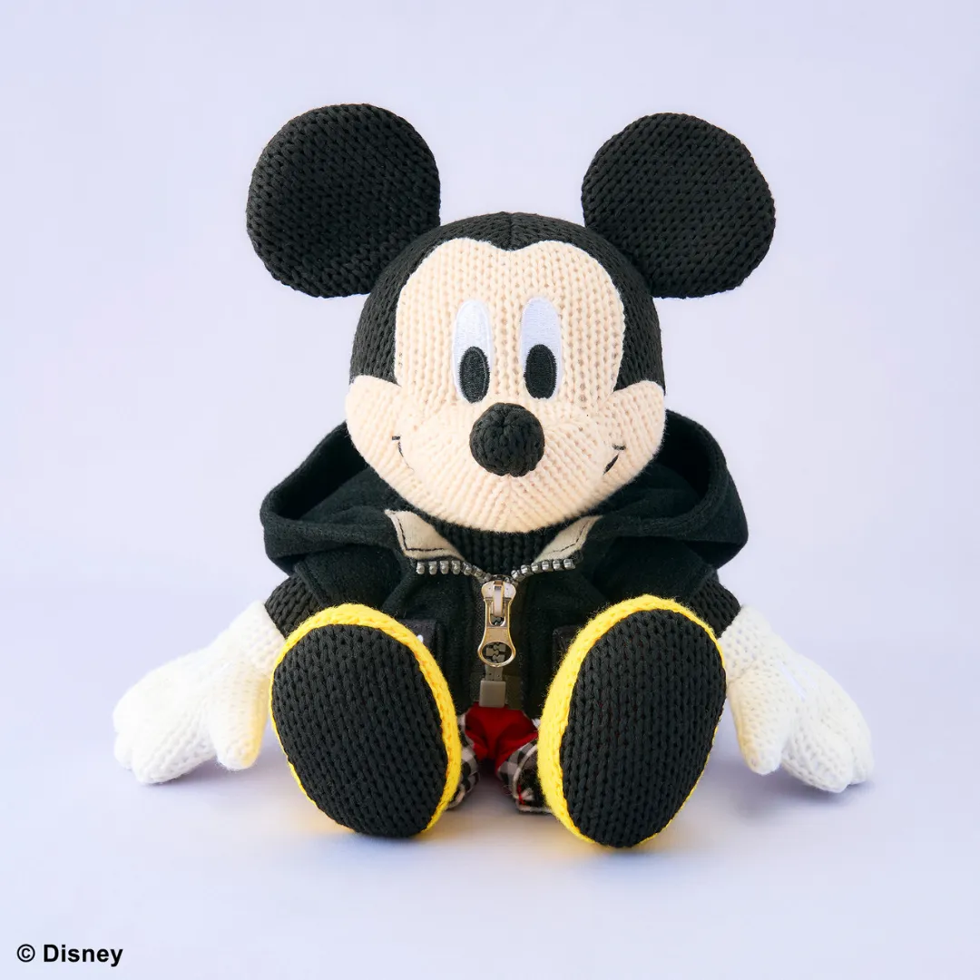 KINGDOM HEARTS III -  Knitted Plush KING MICKEY [INSTOCK]