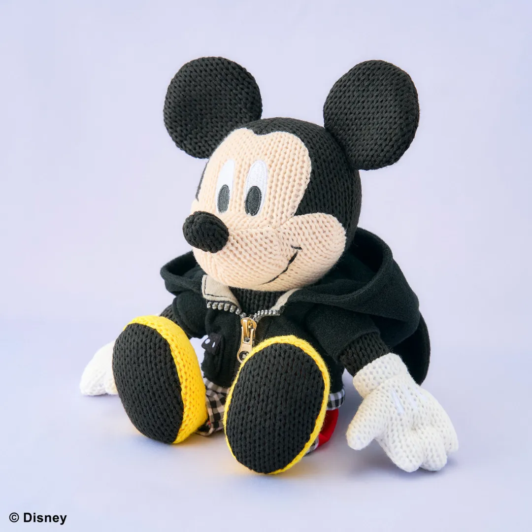 KINGDOM HEARTS III -  Knitted Plush KING MICKEY [INSTOCK]