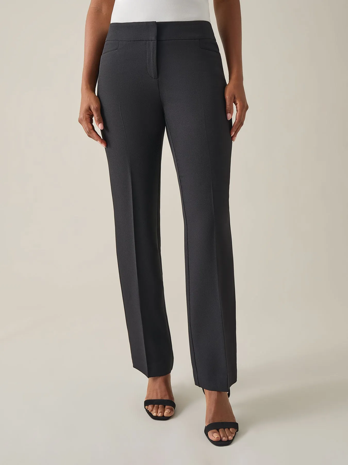 L-Pocket Trouser, Iconic Stretch Crepe