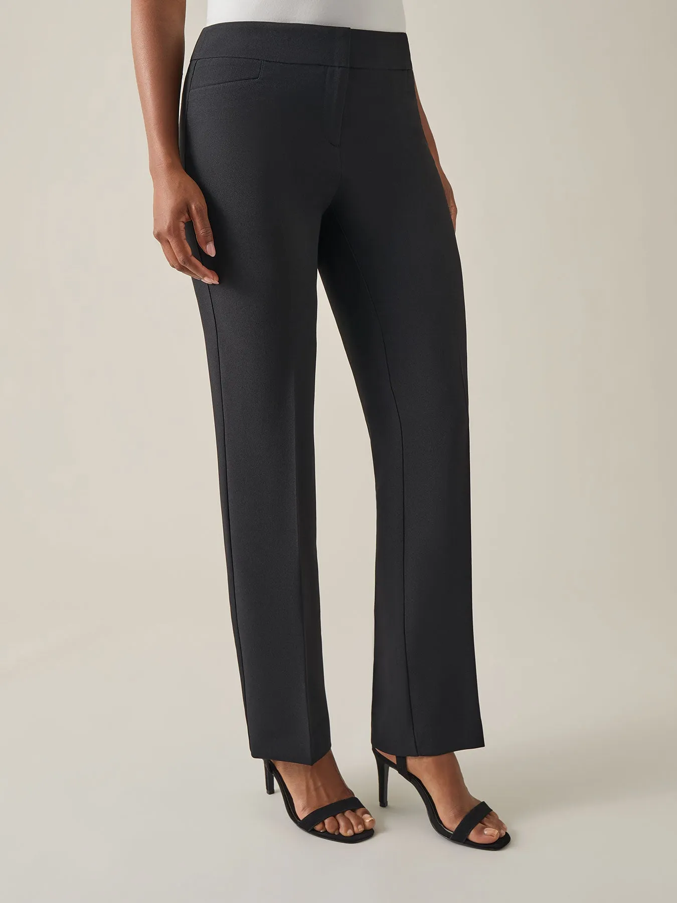 L-Pocket Trouser, Iconic Stretch Crepe