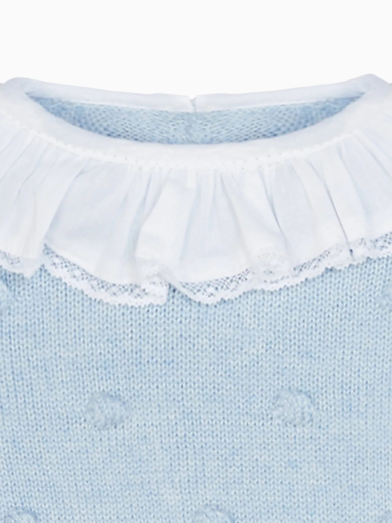 Light Blue Camelia Merino Baby Set