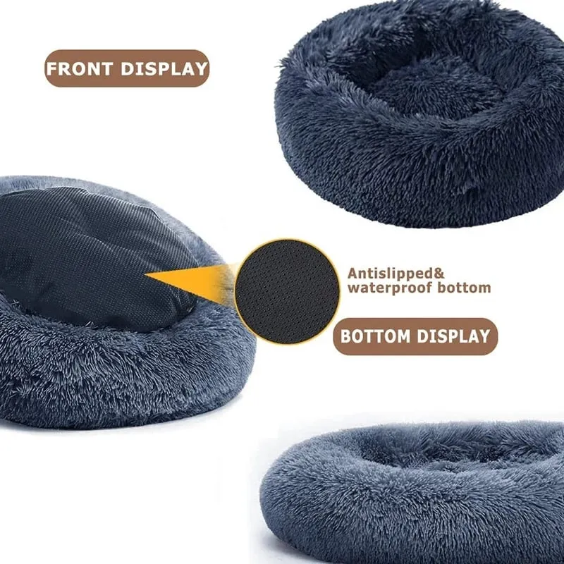 Long Plush Dog Bed