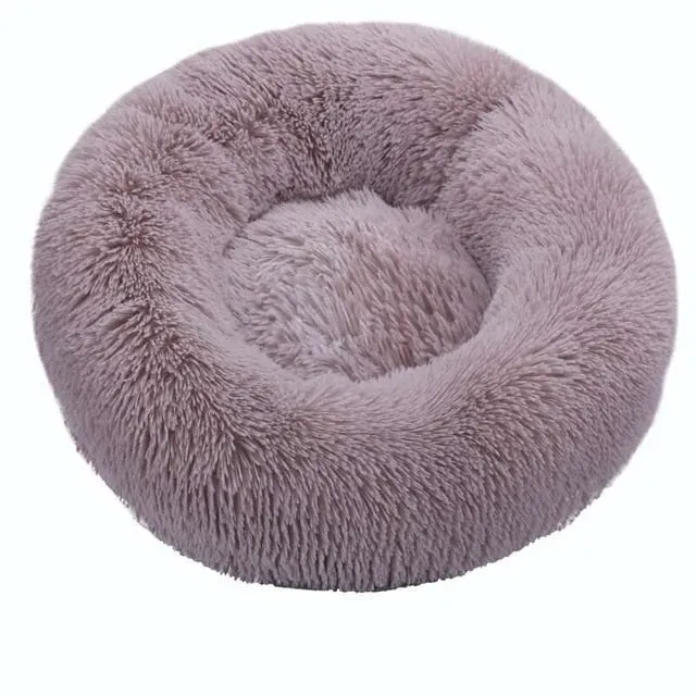 Long Plush Dog Bed