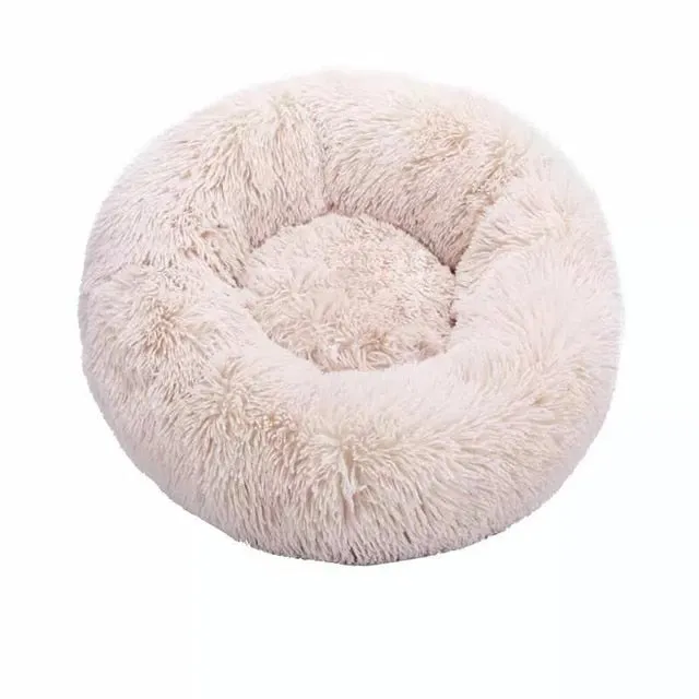 Long Plush Dog Bed