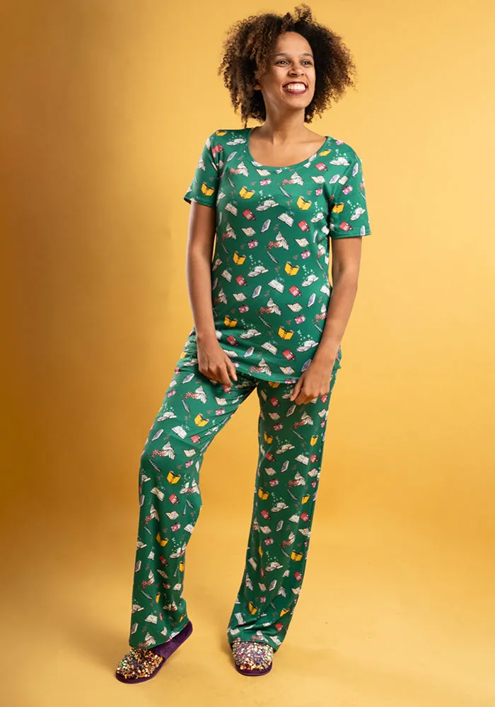 Madelyn Notebook Print Pyjama Set